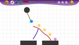 Lovely Balls : Draw Lines - Screenshot 1