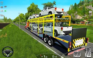 Cars Transporter Truck Games - Screenshot 2