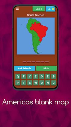 Americas blank map - Screenshot 1