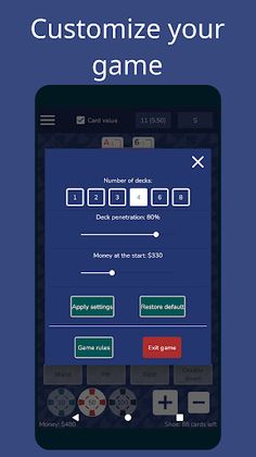 Blackjack: Card counting - Screenshot 4