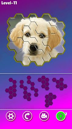 Dogs Jigsaw! - Hexa Puzzle - Screenshot 3