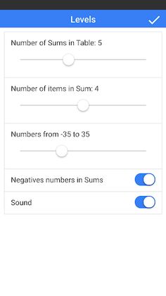 SumsTable - Screenshot 3