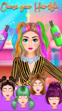 Styling And Hair Salon Game - Screenshot 1