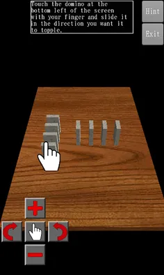 3D Domino Toppling - Screenshot 1