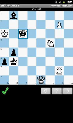3 move checkmate chess puzzles - Screenshot 1