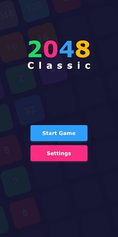 2048 Classic - Swipe and Merge - Screenshot 1