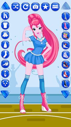 Cheerleader Dress Up - Screenshot 1