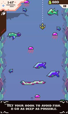 Ridiculous Fishing - Screenshot 2