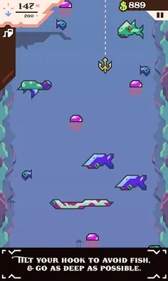 Ridiculous Fishing - Screenshot 2