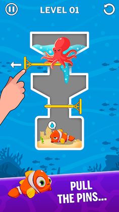 Water Puzzle - Fish Rescue - Screenshot 1