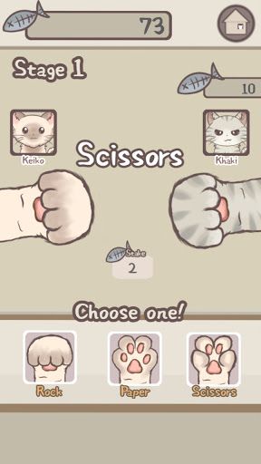 Cat Game: Rock Paper Scissors  - Screenshot 3