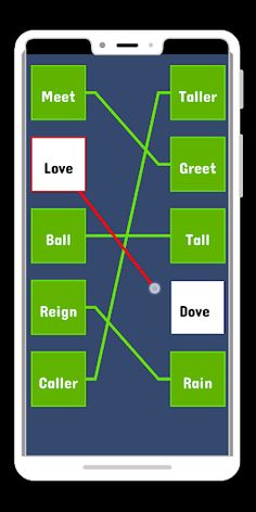 Rhyming words : matching game - Screenshot 1