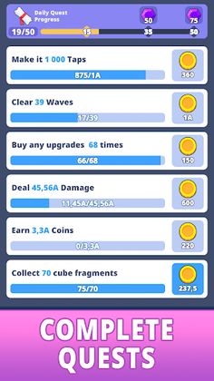 Tap Tap Cube - Idle Clicker - Screenshot 4