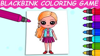 BlackPink Coloring Game - Screenshot 2