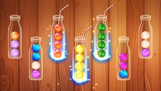 Color Ball Sort Wooden Puzzle - Screenshot 1