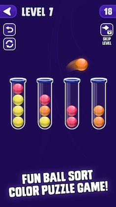 Ball Shorting : Color Puzzle - Screenshot 1