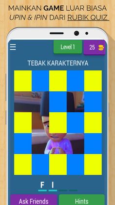 Upin & Ipin Rubik Quiz - Screenshot 1