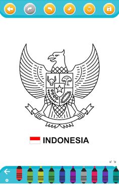 national emblem coloring - Screenshot 1