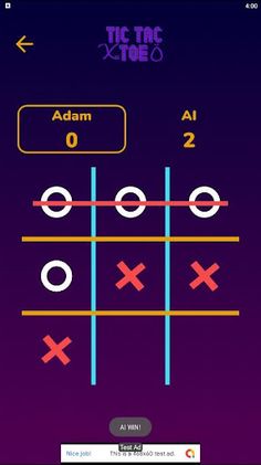 Tic Tac  XO Toe Game - X O - Screenshot 2