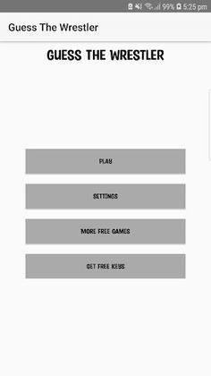 Guess the Wrestler - Screenshot 1