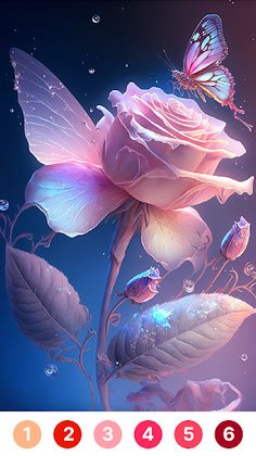 Butterfly Color : Puzzle Games - Screenshot 1