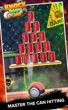 Hit & Knockdown Can Ball Shoot - Screenshot 2
