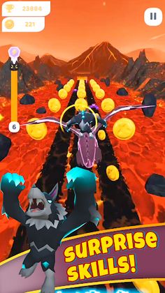 Monster Run: Wild Surfers - Screenshot 1
