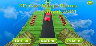 3D Car Mega Ramp Stunt 2021 - Screenshot 1