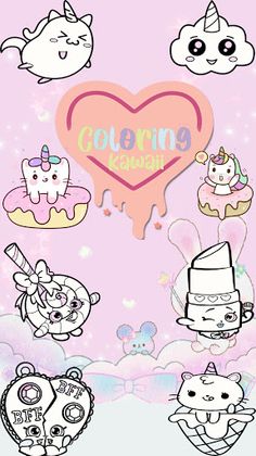 Kawaii Coloring Book - Screenshot 1