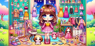 DIY Paper Doll Chibi DressUp - Screenshot 2