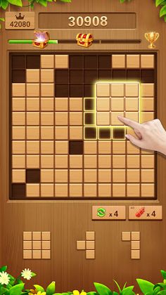 Wood Block Puzzle Addictive - Screenshot 2