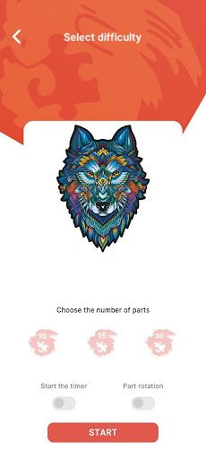 Фигурные пазлы необычных форм - Screenshot 2