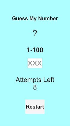 Guess My Number - Screenshot 1