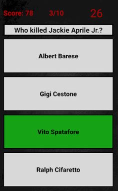 Sopranos Quiz - Screenshot 3