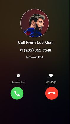 Leo Messi Game Fake Call Prank - Screenshot 3