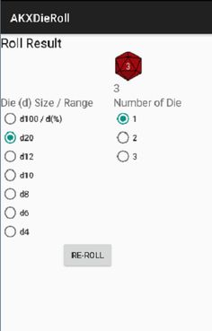 AK Die Roller - Screenshot 2