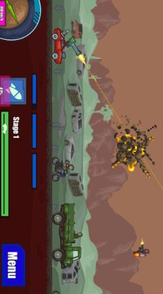 Battle Shooter Car Dift - Screenshot 3