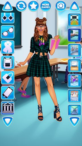 College Student Girl Dress Up - Screenshot 3