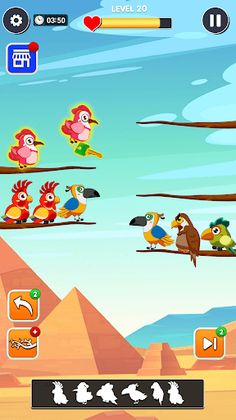 Bird Sort: Sorting Bird Games - Screenshot 2