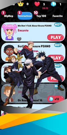 Jujutsu Kaisen Piano Tiles - Screenshot 1