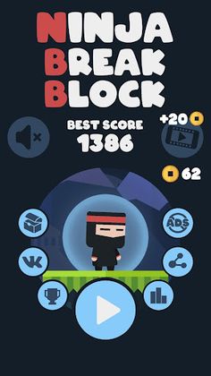 Ninja Break Block - Screenshot 1