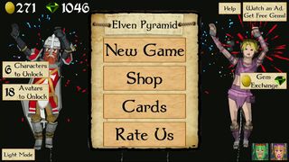 Elven Pyramid Card Game - Screenshot 1