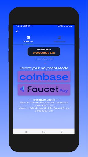 Litecoin Angel Faucet - Screenshot 3