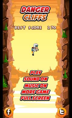 Danger Daves Cliffs - Screenshot 1