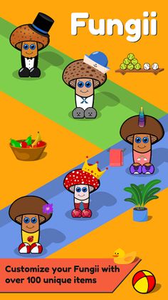 Fungii - cute virtual pet game - Screenshot 3