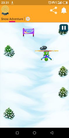 لعبة التزحلق على الثلج - Screenshot 4