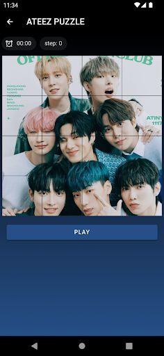ATEEZ Puzzle Game - Screenshot 4