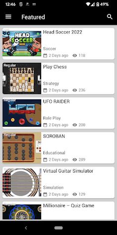 Jeux | Never stop playing - Screenshot 2