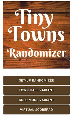 Tiny Towns Randomizer+ - Screenshot 1