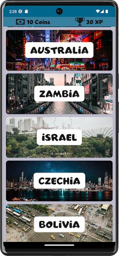 IntraWord: Countries - Screenshot 2